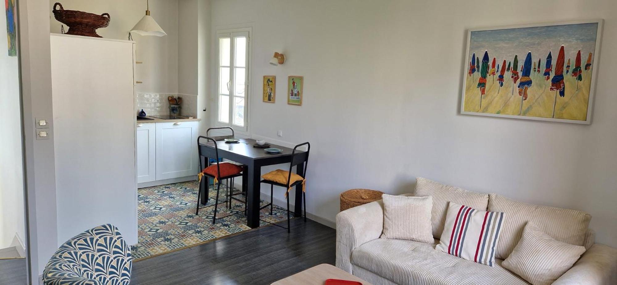 Bel Appartement, 2 Chambres, Parking, Proximite Plage Et Centre Ville Trouville-sur-Mer Luaran gambar